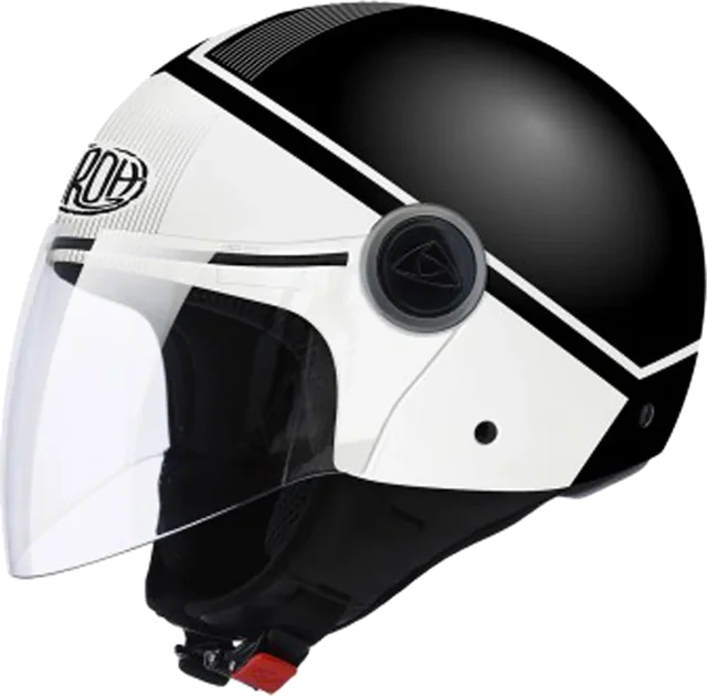 Airoh Malibu Helmet Geo White/Black Matt