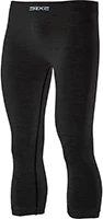 Six2 Pnx 3/4 Merinos Pants Wool Black