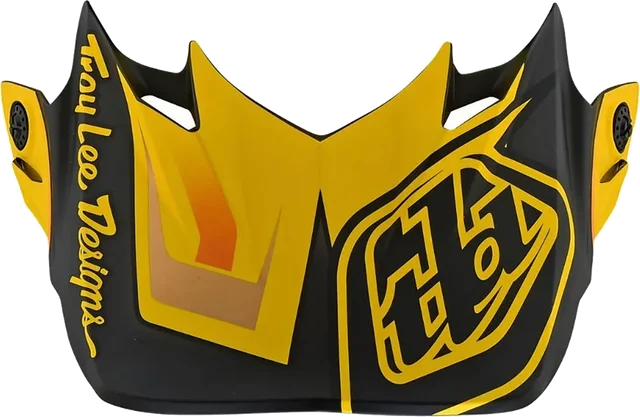 Troy Lee Designs SE4 Flash Visor Helmet Accessories, black yellow