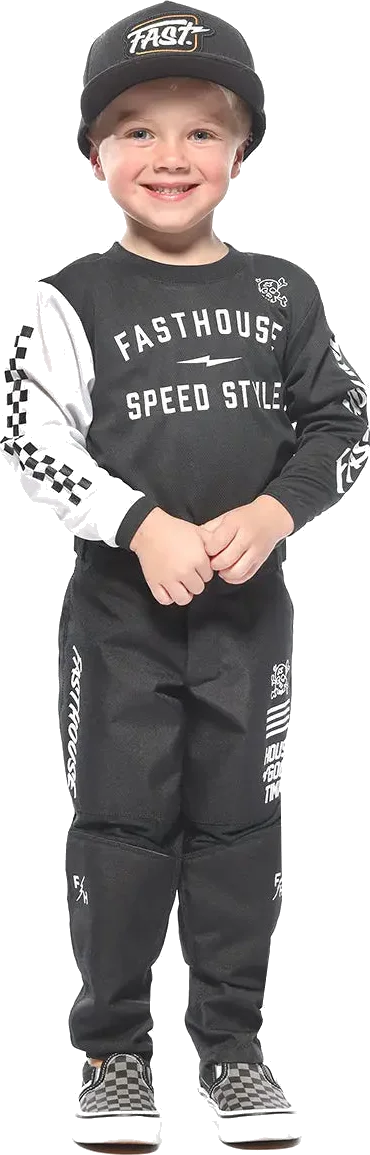 Fasthouse El Nino Toddler Jersey - Black, black