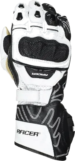 Racer High Speed Gloves, white