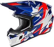 O'Neal O Neal 3 Srs 2206 Ride Helmet Blue White Red