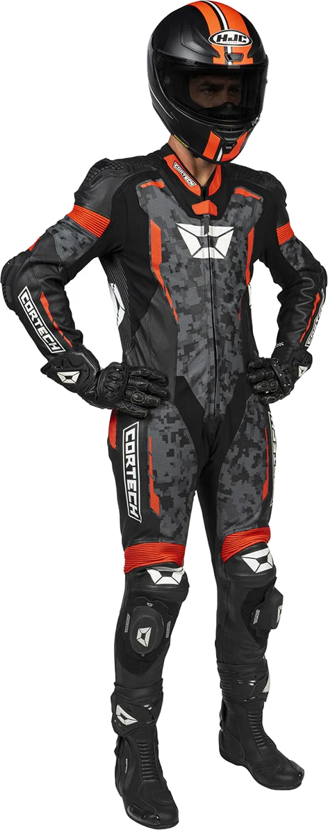 Cortech Sector Pro Air 1 Piece Suit, Camo Black/Red