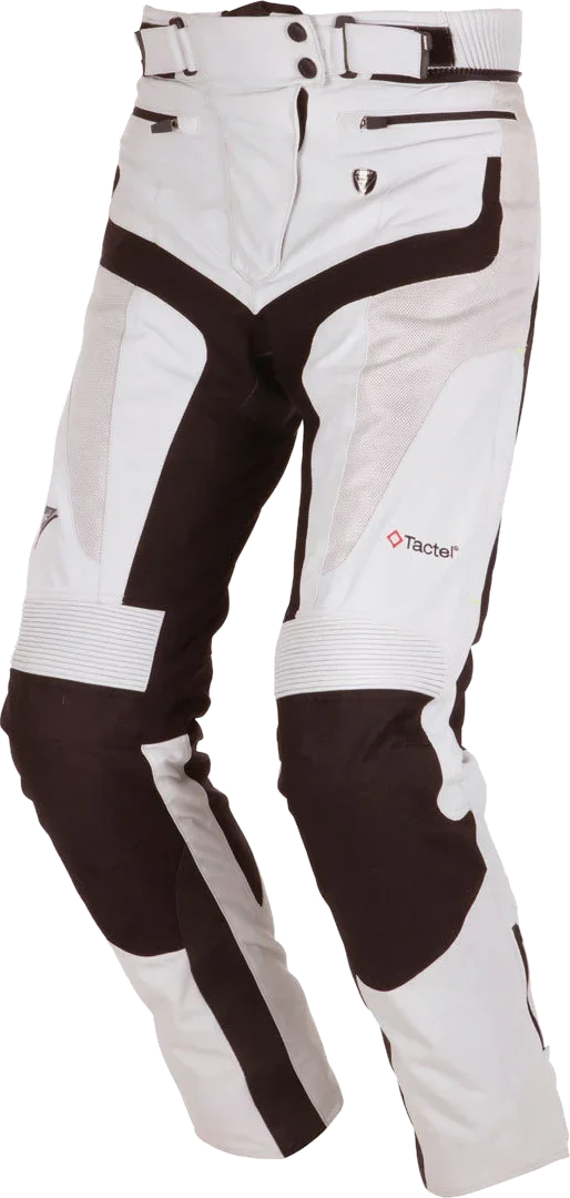Modeka Belastar Ladies Textile Pants, light grey