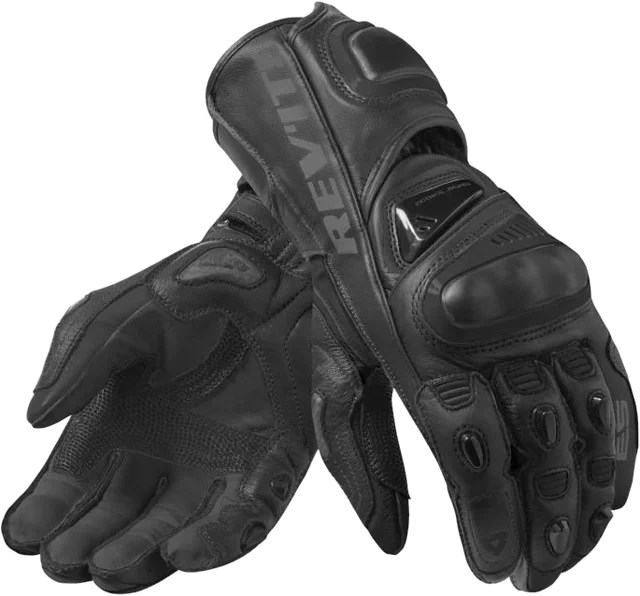 REV'IT! Revit Jerez 3 Leather Gloves Black, black