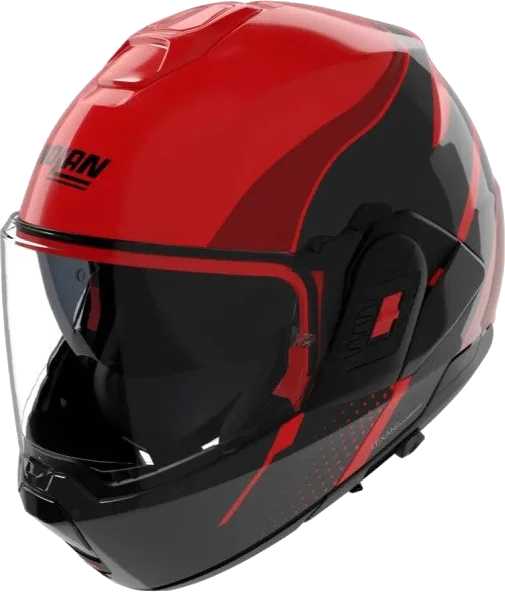 Nolan N120-1 Fluente Helmet, Red Black