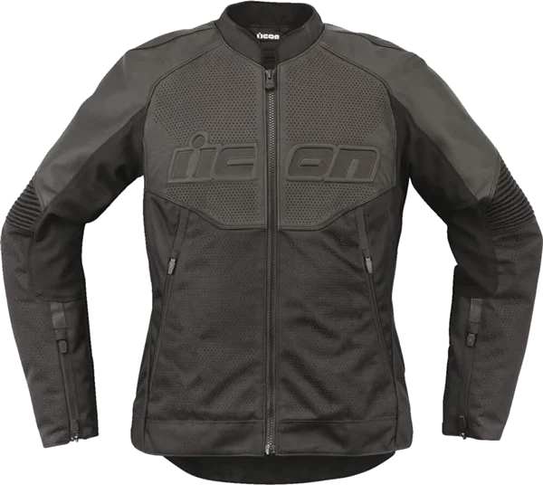 Icon Overlord3 Women's Vented Leather Jacket