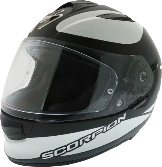Scorpion Exo 510 Sublim Helmet Black White, Black White