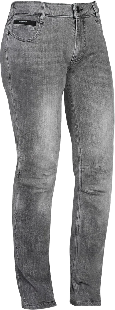 Ixon Cathelyn Ladies Motorcycle Jeans Pants, light grey