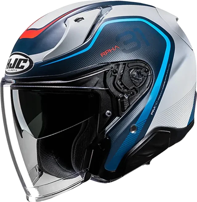HJC Rpha31 Helmet Kouv MC21SF White/Blue/Red Matt