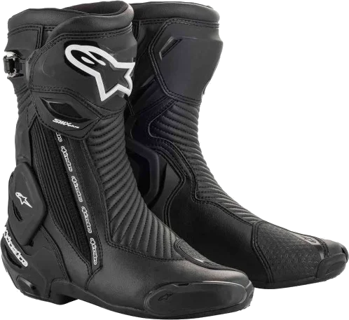 Alpinestars SMX Plus V2 Boot: Non-Vented, black