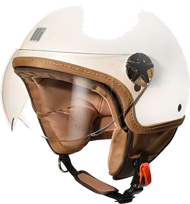 Motocubo Ant Helmet White Gloss