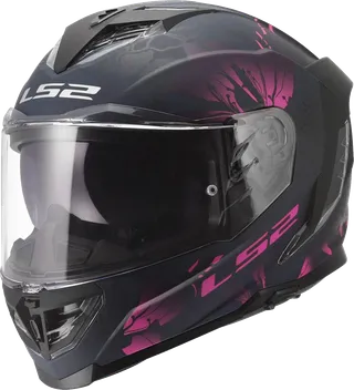 LS2 FF818 Storm III Burst Black / Pink