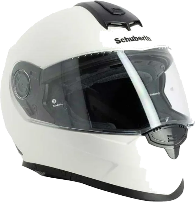Schuberth S2 Full Face Helmet, MATT WHITE