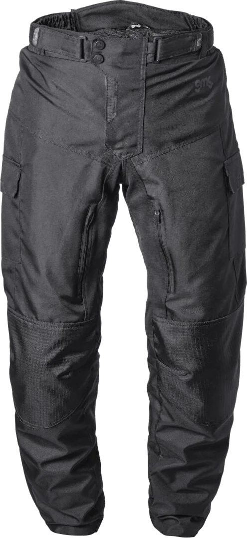 gms Starter Neo WP Man Black Waterproof Textile Pants, black