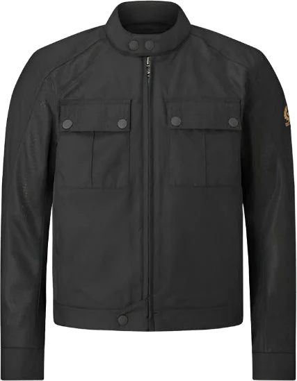 Belstaff Temple Technical Nylon Textile Jacket Black