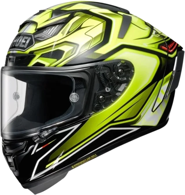 Shoei X-Spirit 3 Helmet Aerodyne TC-3 Black/Yellow, TC-2