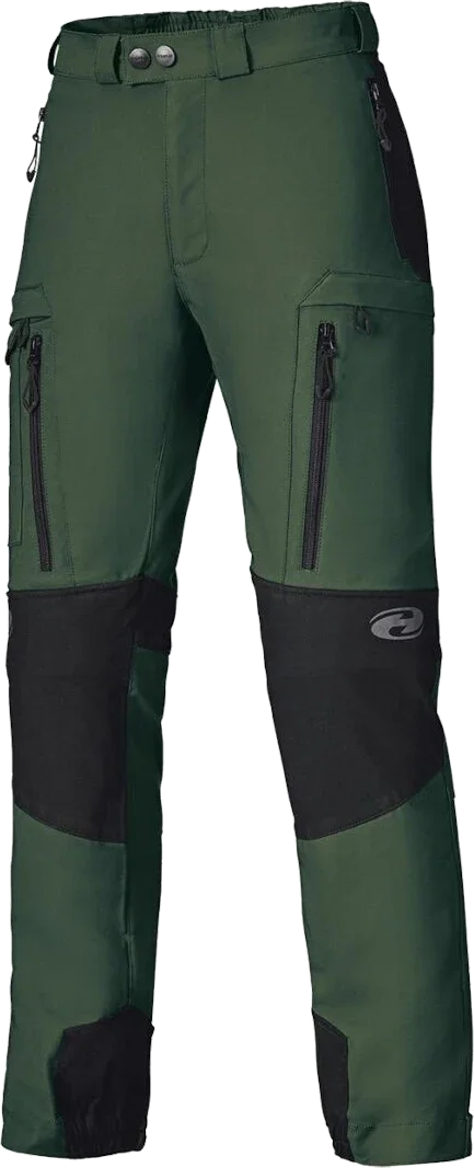 Held Dragger Base Military Green Leather Pants, Green
