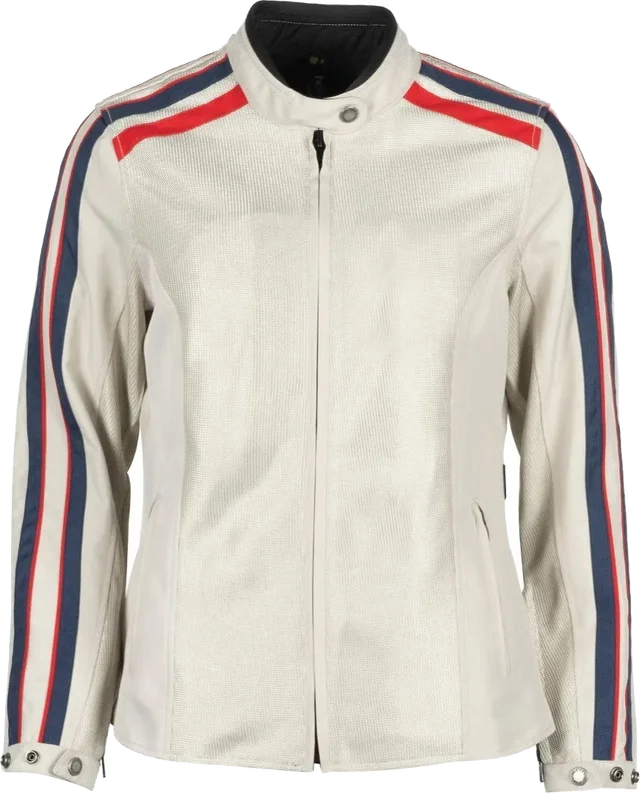 Helstons Jade Mesh Ladies Motorcycle Textile Jacket, beige