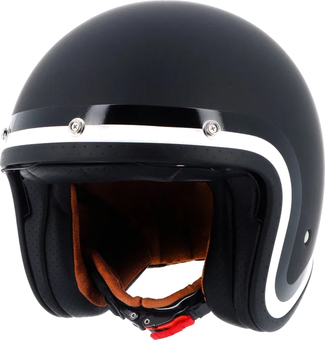 Helstons Von Dutch X Helstons Long Way Jet Helmet, Bordeaux