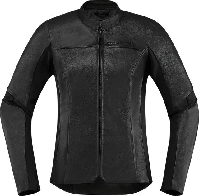 Icon Overlord CE Ladies Leather Jacket Black