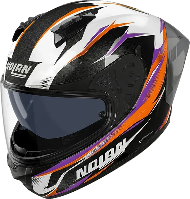 Nolan N60-6 Sport Helmet Veloce 366 White/Black Gloss
