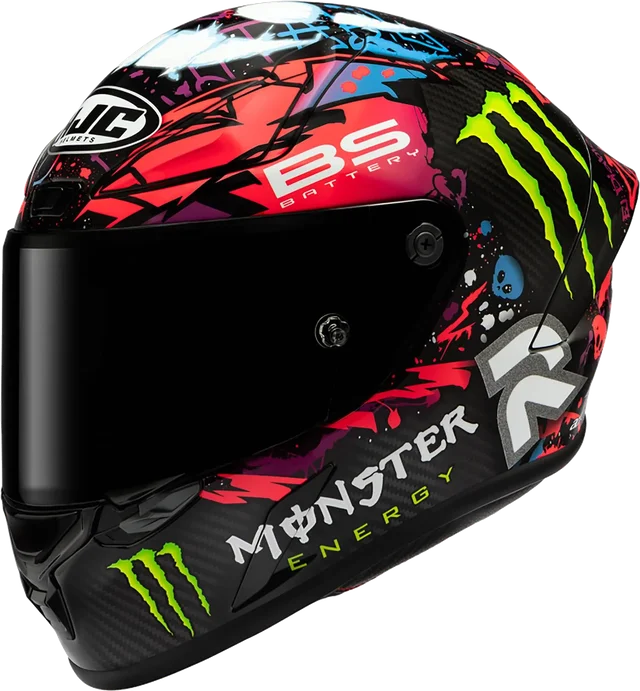 HJC RPHA 1N 2 Carbon Funky Diablo Adult Street Helmets, mc 8