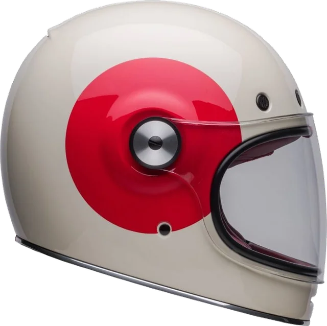 Bell Bullitt Heritage Collection TT Helmet, Gloss Vintage White/Oxblood