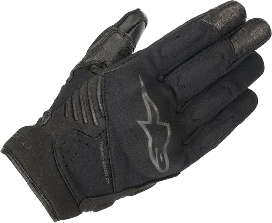 Alpinestars Faster Gloves - Black/Black Logo, Black