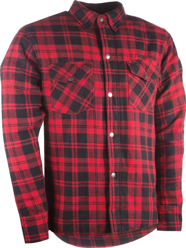 Highway 21 Marksman Flannel Riding Shirt, Brown/Tan