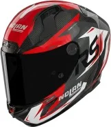 Nolan X-804 Rs Ultra Carbon Fuorigiri Black Red, Black / Blue / Orange / Yellow