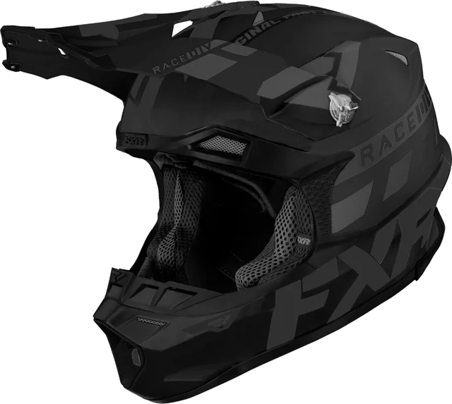 FXR Blade Race Div Motocross Helmet, black