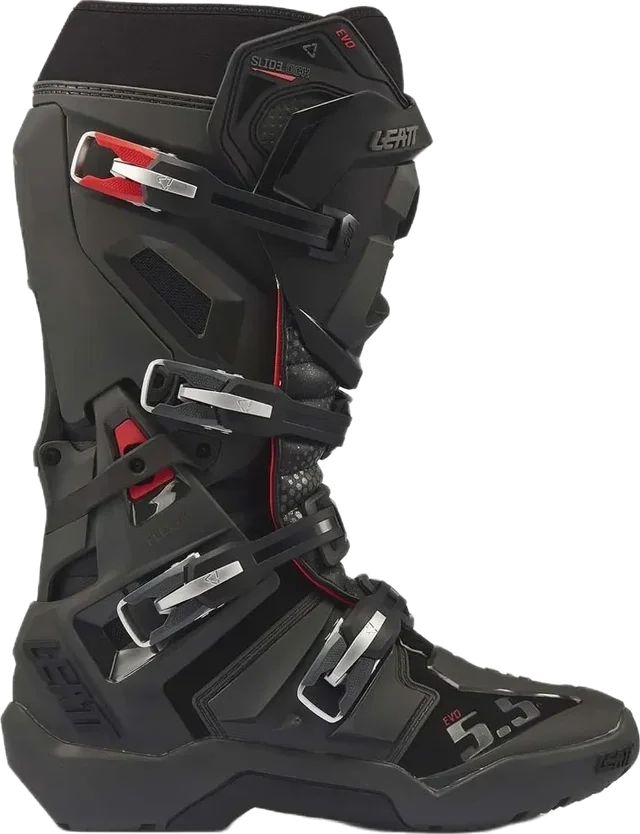 Leatt 5.5 Flexlock Enduro Evo Off-road Boots, Graphene Black