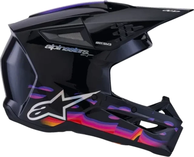 Alpinestars SM3 SUPERTECH FORCE HELMET, black gloss