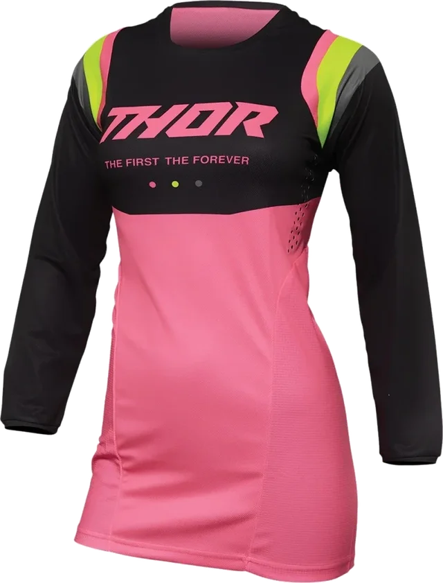 Thor Pulse Rev Women's Jerseys, charcoal pink