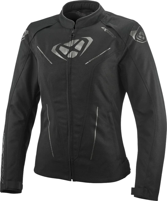 Ixon Prodigy Lady Black Waterproof Textile Motorcycle Jacket, Black