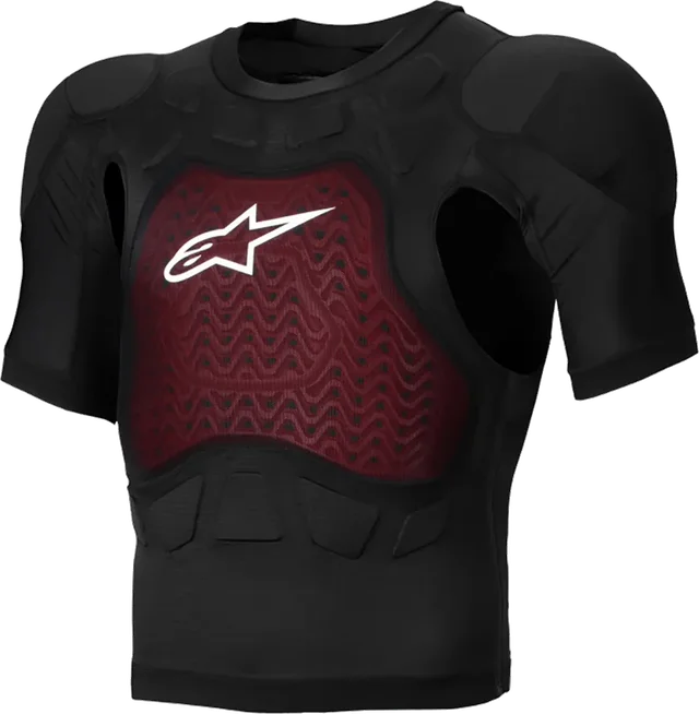 Alpinestars Bionic Plasma LT Short Sleeve Protection T-shirt, Black / White