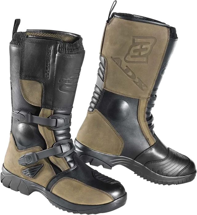 Bogotto ADX-E waterproof Motorcycle Boots, black brown