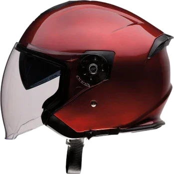 Z1R Open Face Helmet Road Maxx Wine