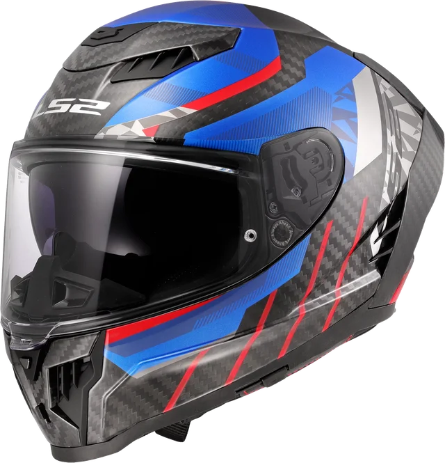 LS2 Dragon - Trax Blue / Red, Trax Red