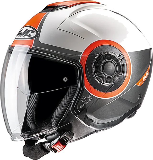 HJC I40 Panadi Helmet Pink, panadi black white orange