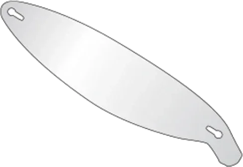 Shark Tear Off For Race R Helmets - Pack Of 5