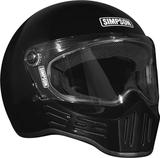 Simpson M30 Bandit Helmet, Matte Black