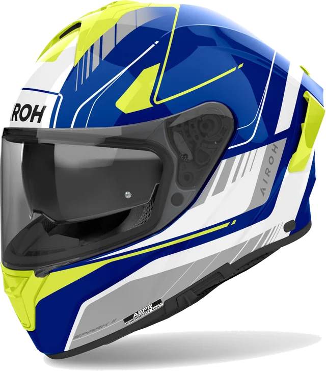 Airoh SPARK 2 CHRONO, blue/neon-yellow