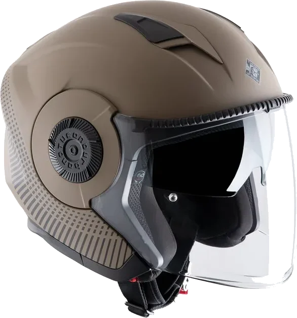 Tucano Urbano Jet Motorcycle Helmet Tucano Urbano El´tange, marron/sable mat