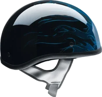 Z1R CC Beanie Half Shell Helmet Hellfire Blue