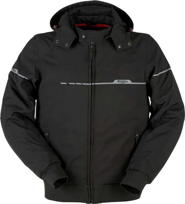 Furygan Sektor Evo Hoodie Jacket, Black / Black
