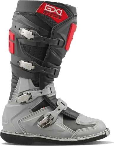 Gaerne GX-1 Kids MX Boots Anthracite / Grey / Red
