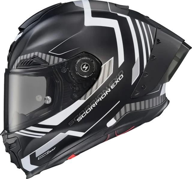 Scorpion Apex EXO-Warp Atarax Helmet, Black/White