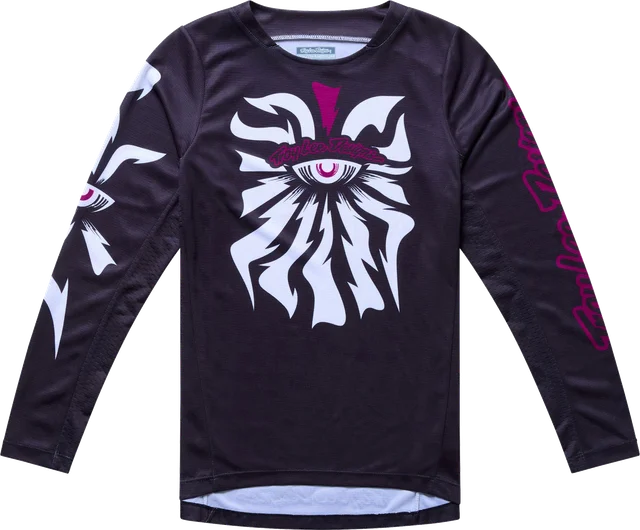 Troy Lee Designs Youth GP Pro LS Jersey Cyclops Black, BLACK